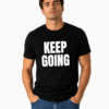 Keep Going – Men's Black T-Shirt