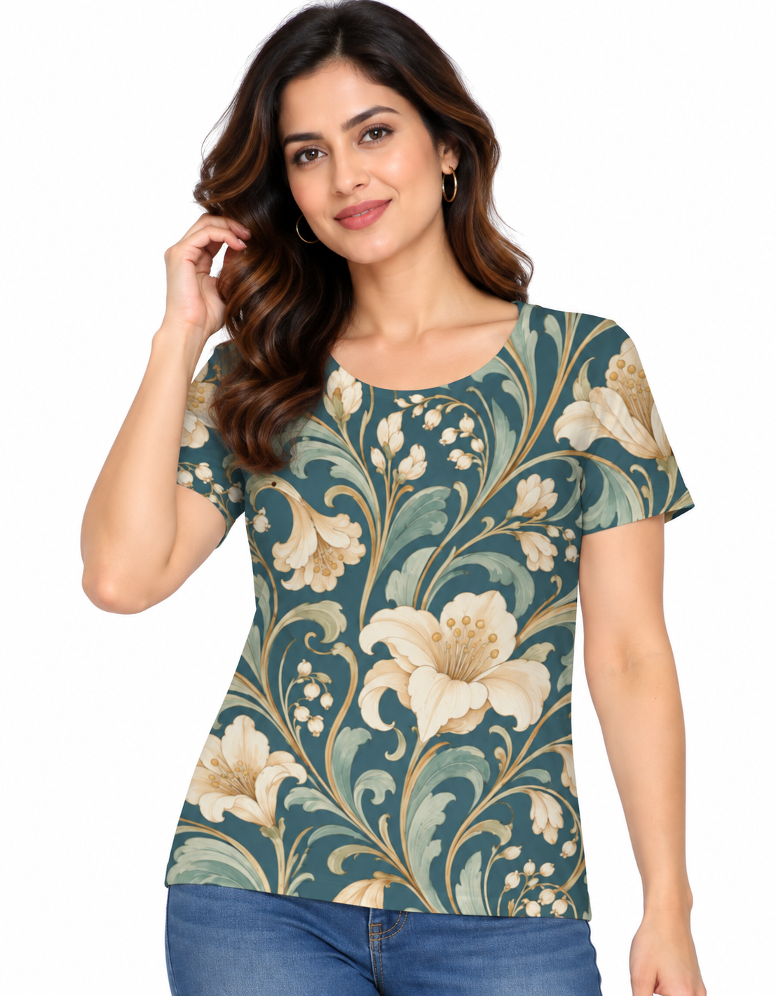 Elevate & Flourish Floral T-Shirt