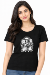 Better Days Ahead – Women's Black Graphic T-Shirt