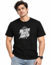 Better Days Ahead – Men's Black Graphic T-Shirt