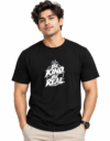 Be Kind. Be Real. – Men's Black Graphic T-Shirt
