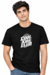 Cool Kids Club – Men's Black Graphic T-Shirt