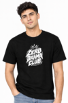 Zero Drama Club – Men's Black Graphic T-Shirt