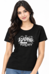 Loading – Women's Black Graphic T-Shirt