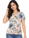 Graceful Growth Watercolor Floral Women's T-Shirt
