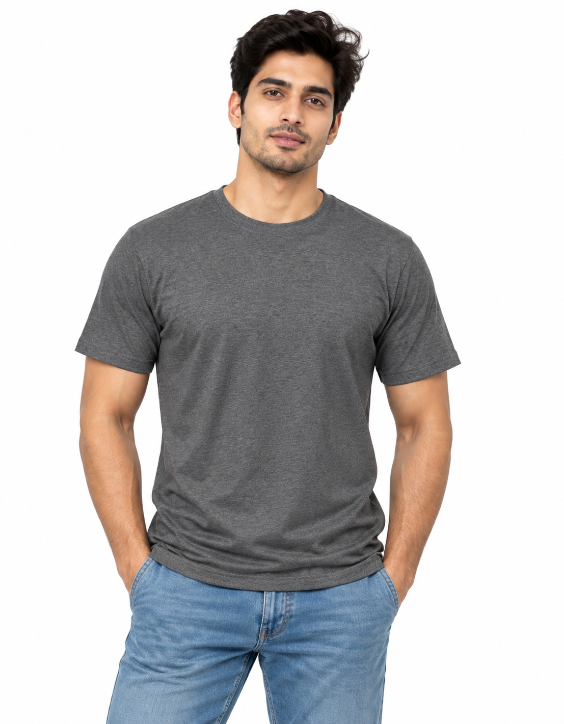 The Vibe Tees Premium Charcoal Grey T-Shirt