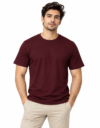 The Vibe Tees Premium Maroon T-Shirt