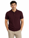 Men's Premium Maroon Men's Polo T-Shirt – Timeless Confidence Edition