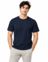 The Vibe Tees Premium Navy Blue T-Shirt