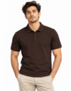 Men’s Coffee Brown Polo T-Shirt | The Vibe Tees