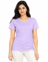 Women's Lavender Classic Crew Neck T-Shirt | The Vibe Tees