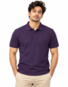 Men’s Purple Polo T-Shirt – Classic Style, Confident Mindset | The Vibe Tees